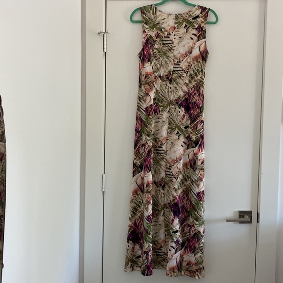 Women’s Chelsea Taylor Maxi Dress Plant Print Size Small - Picture 2 of 10